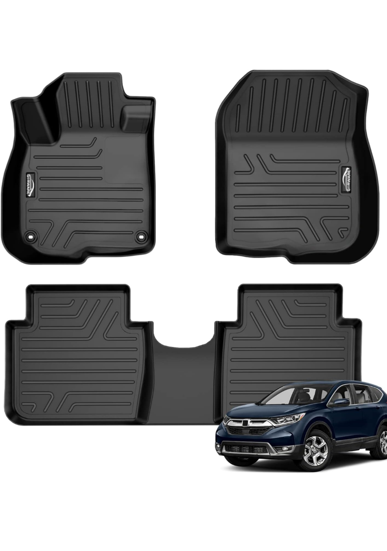CRV Floor Mats, GORWARE 3D Floor Liner Compatible with Honda CR-V 2022 2021 2020 2019 2018 2017, Front and Rear Row Floor Liners for CRV 2017-2022 with All Weather Performance, 3 Pcs Car Floor Mat
100+ bought in past month