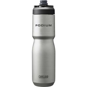 CamelBak Podium Steel Insulated Stainless Steel Bike Water Bottle Stainless, 22 Oz