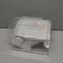 Geelin 50 Pcs Baby Shower Advice Cards for Parents to Be Advice and Wishes Cards Box Pink Bow Wishes Card Box with Lock for New Parents Baby Shower Party Decorations Girl