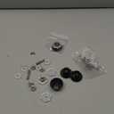 4 Pcs 1.25 inch Universal 304 Stainless Steel Vehicle Hood Pins-Quick Release Lock Latch Bumper License Plate Lock Clip Push Button Bonnet