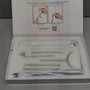 Pure Daily Care NuDerma Clinical Portable Skin Therapy Wand, Machine with 6 Fusion Neon + Argon Wands  Anti Aging - Clarifying - Skin Tightening & Radiance - Wrinkle Reducing (7 Piece Set)