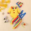 VINUOKER Baby Boy Halloween Clothes Infant My First Halloween Outfit,Baby Boy Nightmare Before Bedtime Outfits