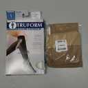 Truform Sheer Compression Stockings, 15-20 mmHg, Women's Knee High Length, 20 Denier, Beige, X-Large