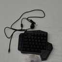 Redragon K585 DITI Wired One-Handed RGB Mechanical Gaming Keyboard, 42 Keys Type-C Professional Gaming Keypad w/Upgraded Hot-Swappable Socket, 7 Onboard Macro Keys & Detachable Wrist Rest