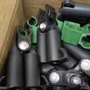 75 Pieces Adjustable Plant Trellis Connector Clip Plastic Connector Stakes Garden Plastic A-Type Connecting Joint Buckle Clip for Gardening Metal Steel Plant Supports (11 mm)