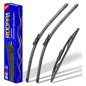 3 wipers Replacement for 20132016 GMC Acadia, Windshield Wiper Blades Original Equipment Replacement  24"/21"/11" (Set of 3) Pinch Tap