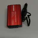 400W Power Inverter 12V DC to 110V AC, Car Charger Plug in Adapter Outlet with PD 65W USB-C&QC 18W Port, Portable Power Converters for Laptop Vehicles Camping Road Trip Essentials Adults (RED)