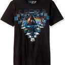 Liquid Blue mens Pink Floyd Space Window Short Sleeve T-shirt T Shirt, Black, XX-Large US