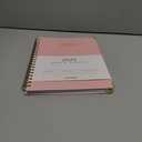 Forvencer 2026 Planner, Hardcover Calendar Planner Weekly and Monthly, Jan 2026 - Dec 2026, 8.5" x 11", Spiral Daily Organizer for Home School, Pink