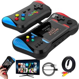 SUP Retro Handheld Game Console, 500 Classic Games, 3.5'' LCD Screen Handheld Video Game Console, Support 2 Players and TV Connection, Perfect for Travel, Great Gifts!