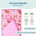 Wildkin Kids Original Nap Mat Cozy Kids Sleep Mat with Pillow, ideal for School & Travel, One Size