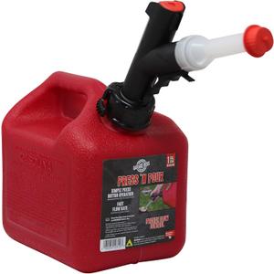 GB310 Press 'N Pour 1 Gallon Gas Can, Red