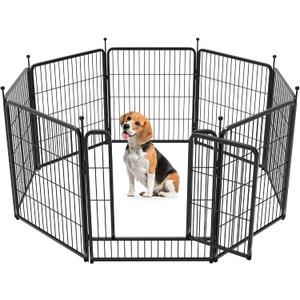 FXW Rollick Dog Playpen for Yard, RV Camping, 32 inch 8 Panels for Small and Medium DogsPatented