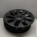 VEVOR Wheel Rim Cover Hubcaps, 18 in, 2017-2023 Model 3 Fully Fit Hubcap with Snap, Guard Tape & Valve Nozzle Hole, ABS & PC Hubcap with High Rigidity & Less Wind Drag, Fits for All Weather Use