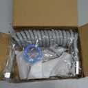 Toilet Bidet Sprayer Hose Kit with Hanger,Spray Bidet Attachment Water Pressure Control Adjustable Stainless Steel Diaper Bidet Toilet Water Spray Gun for Washing Bath Pet Shower (NO T Valve) 1 Set