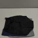 TANSTC Period Underwear for Women Heavy Flow Leakproof Menstrual Panties Postpartum Hipster Briefs 3 Pack (Medium, Black Blue Grey)