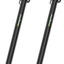 Set of 2 Speaker Poles for Subwoofer 30"-48" Height Adjustable Fits M20 Threaded Mount Subwoofer