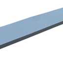 0.8" Rise Rubber Threshold Ramp for Doorways Heavy Duty Wheelchair Ramp, Non-Slip 1 Pack Gray Native Rubber Power Handicap Ramp for Door Threshold Wheelchair Scooter Ramp Curb Ramp (SW-TPR20)