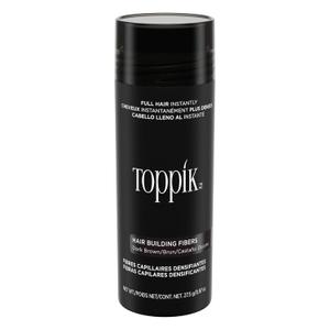 Toppik Hair Building Fibers, Fill In Fine or Thinning Hair Instantly Thicker, Fuller Looking Hair (0.97 Ounce (Pack of 1), Dark Brown)