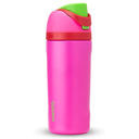 Owala Kids FreeSip Insulated Stainless Steel Water Bottle with Straw, BPA-Free Sports Water Bottle, Great for Travel, 16 oz, All the Berries