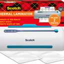 Scotch PRO TL906 Thermal, Laminator Machine, 1 Laminating Device, White/Blue, Laminate Recipe Cards, Photos, Documents, for Home, Office, or School Supplies, 9 in