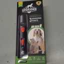 Whisper Quiet Dog Nail Grinder with 4 LED Lights, Safe & Stress-Free for Sensitive Dogs, Cats of All Breeds & Sizes, 3 Grinding Bits, 3-Speed, Pet Nail Trimmers, Rechargeable Painless Grooming Kit (Black)