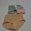 MEIYATING Women's Cotton Underwear Super Stretchy High Waisted Postpartum Tummy Control Ladies Panties Briefs 4 Packs M