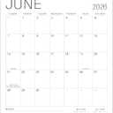 Wall Calendar 2026-2027, 19 Months from June 2026 to December 2027, 11.42" x 14.6", Calendar 2026-2027 with Twin-Wire Binding, Thick Paper, Holidays, Julian Dates Notes