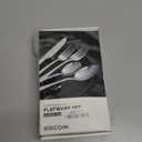 KIKCOIN 40 Pack Silverware Set for 8, Food-Grade Stainless Steel Flatware Set, Mirror Polished Spoons And Forks Knife Set, Heavy Duty Cutlery Utensils Set for Home Kitchen Restaurant Wedding