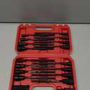 12-Piece Magnetic Nut Driver Set - Premium Impact Power Hex Nut Driver Drill Bit Master Kit, SAE & Metric, 1/4-Inch Quick-Change