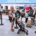 Baby Airplane Bed, Baby Travel Essentials for Flying, Toddler Airplane Seat Extender Must Haves, Plane Portable High Chair Harness Seat for Infant (Gray)