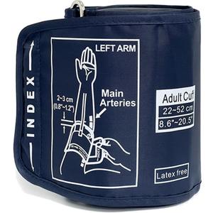Replacement Extra Large Cuff for Omron BP Monitors 22-52CM Big Arm - Adjustable XL Blood Pressure Cuff, Includes 6 Universal Interface, Blood Pressure Monitors Large Cuff CompatibleDark Blue