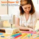 20 PCS Seam Ripper Kit for Sewing, Needle Threader, Thread Snips, Thimble, Tape Measure, Tailors Awl, Large Thread Remover and Small Stitch Ripper Sewing Supplies and Accessories for Craft