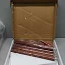 Wooden Freestanding Coat Tree with 4 Height Options and 9 Hooks, Sturdy Coat Rack Stand for Clothes/Bags/Hats, Easy Assemble Save Space Coat Rack for Entryway, Bedroom, Office, Narrow Place (Brown)