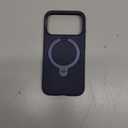 TORRAS Q3 Silicone 360 Spin for iPhone 17 Pro Case with Stand, Fit for MagSafe, Magnetic Ring Kickstand with Camera Control, Liquid Silicone Rubber Soft Phone Case for iPhone 17 Pro 6.3'', Deep Blue