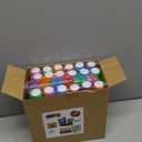 LovesTown 24PCS Glow Sticks Party Favors for Kids, Christmas New Years Rve Glow in Dark Party Supplies, Light Up Necklace Bracelet Accessories for Toddlers Boys Girls Birthday Gifts, Goodie bags