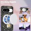 Toycamp for Pixel 9 Pro/Pixel 9 Case - Compatible with MagSafe Women Girls Cute Phone Cover Magnetic with Shockproof Protective Girly Pretty Designer for Google 9 Pro/Pixel 9 Cases, Sun Moon