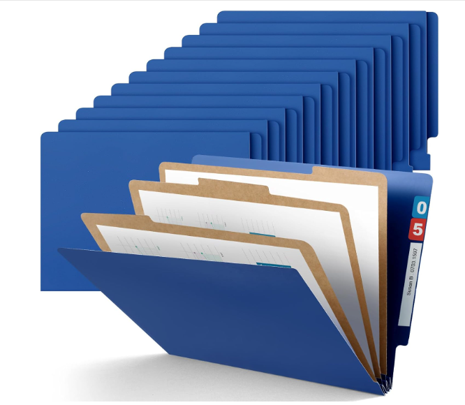 Skygemm 24 PCs End Table Classified Files folders for Office Business classroom