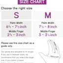 PACIFIC PPE 2 Pairs Gardening Gloves for women and Ladies, Rubber Coated Garden Gloves, Outdoor Protective Work Gloves, Small, Pruple & Red