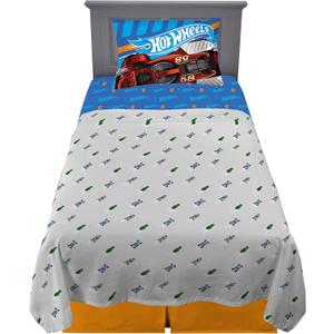 Franco Kids Bedding Super Soft Sheet Set, 3 Piece Twin Size, Hot Wheels