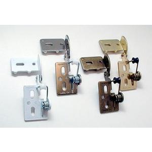 Youngdale #4 3/8" Inset Self Closing Knife Hinge For 3/4" Minimum Thickness Door Antique Brass Finish