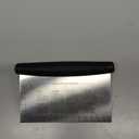 Stainless Steel Dough Bench Scraper & Chopper, Pastry Cutter for Kitchen (1 Pack, Black)