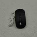 Bluetooth Wireless Mouse Slim Portable with Multiple Buttons for One Click Desktop Display, Mute and DPI Cursor Speed Adjustment, Travel Mice for MacBook/pc/iPad/Laptop (Black)