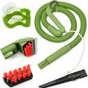 Upgraded Flexible Replacement Hose for Bissell Little-Green Upright &Portable Carpet Cleaners for 1400B 4075 3860 3353 2458 1400 Series With 3" Tough Stain Brush,brush,Self-Cleaning Tool,Crevice brush