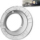 Metal Speed Ring Adapter for Studio Flash Softbox,360°Rotation,12 Mounting Slots,Lightweight & Compact,7.5 inch Outer Diameter
