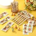 24 Sets Inspirational Capybara Appreciation Gift Bulk Office Gift Capybara Theme Party Favor Mechanical Bookmark and Eraser for Coworker