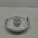 Mud Pie 3 1/4" x 11" 2" x 4" Dia Loop Handle Chip and Dip Set, White