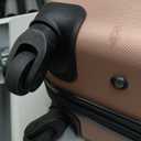 Travelers Club Harper Luggage, Rose Gold, 22-Inch Carry-On