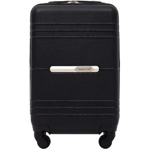 Travelers Club 22" Richmond Spinner Carry-On Luggage, Black, 13.4" X 8.6" X 20"