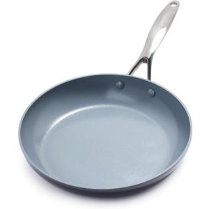 GreenPan Valencia Pro Hard Anodized Healthy Ceramic Nonstick 10" Frying Pan Skillet, PFAS-Free, Induction, Dishwasher Safe, Oven Safe, Gray